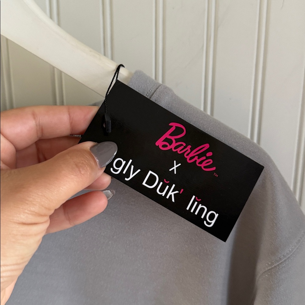 Barbie x The Ugly Duckling NWT Collab Gray Dress - Picture 8 of 8